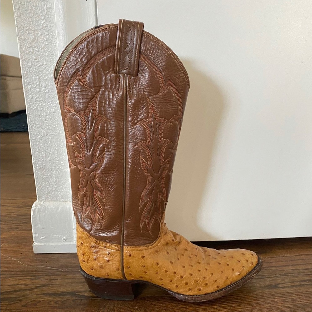 Vintage Ostrich Tony Lamas